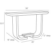 FLS04 Ralston Console Product Line Drawing