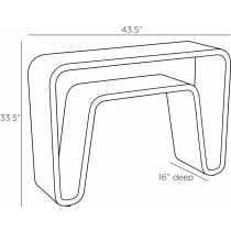 FLS08 Beltran Console Product Line Drawing