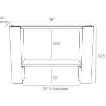 FLI05 Torelli Console Product Line Drawing