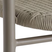 FRS20 Feller Outdoor Dining Chair Side View