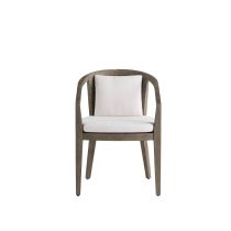 FRS31 Sobek Textured Back Outdoor Dining Chair Angle 1 View