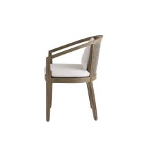 FRS31 Sobek Textured Back Outdoor Dining Chair Angle 2 View