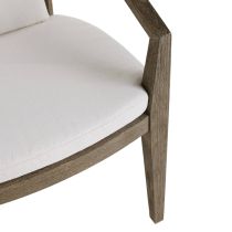 FRS31 Sobek Textured Back Outdoor Dining Chair Back Angle View
