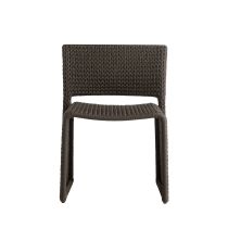 FRS32 Veneto Woven Outdoor Dining Chair Angle 1 View