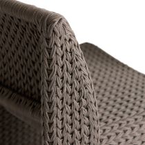 FRS32 Veneto Woven Outdoor Dining Chair Detail View