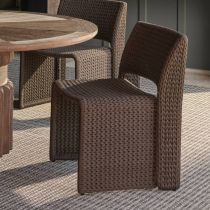 FRS32 Veneto Woven Outdoor Dining Chair Enviormental View 1