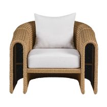 FRS34 Julien Open Arm Outdoor Lounge Chair Angle 1 View