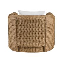 FRS34 Julien Open Arm Outdoor Lounge Chair Side View