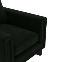 FRU03 Lovell Chair Forest Velvet Dark Walnut 