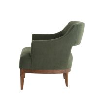 FRU12 Laurette Chair Pine Performance Chenille Angle 2 View