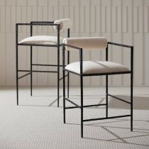 FSI19 Barbana Counter Stool Oxford White Enviormental View  2