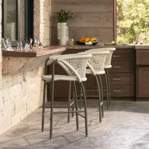 FSS02 Enzo Outdoor Bar Stool Enviormental View 1