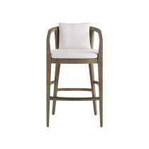 FSS15 Sobek Textured Back Outdoor Bar Stool Angle 1 View