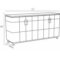FZI02 Braelyn Credenza Product Line Drawing