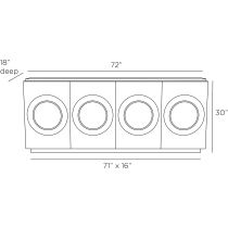 FZS04 Tudor Credenza Product Line Drawing