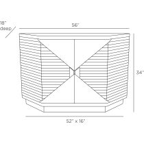 FZS05 Vector Credenza Product Line Drawing
