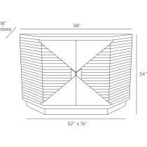 FZS05 Vector Credenza Product Line Drawing