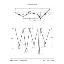 GADLC01 Melt Chandelier 