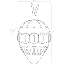 GDASI03 Soursop Sculpture Product Line Drawing