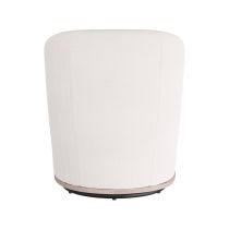 GDFRU01 Reveal Swivel Lounge Chair Bone Linen Side View