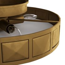 GKDFC02 Empire Flush Mount Angle 2 View