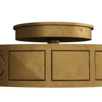 GKDFC02 Empire Flush Mount Back Angle View