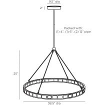 GKDLC01 Empire Chandelier Product Line Drawing