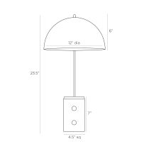 PDC01 Weslan Lamp Product Line Drawing