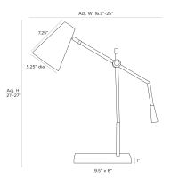 PDC02 Wayne Lamp Product Line Drawing