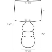 PTC13-SH024 Basilio Lamp Product Line Drawing