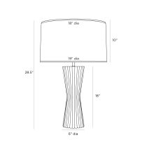 PTE02-395 Vayla Lamp Product Line Drawing