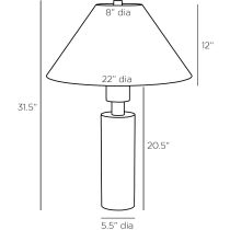 PTI08-671 Blazi Lamp Product Line Drawing