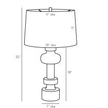 PTI09-545 Zamir Lamp Product Line Drawing