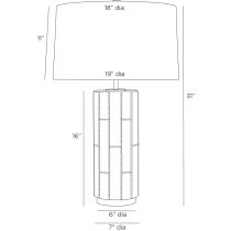 PTI10-894 Cartwright Lamp Product Line Drawing