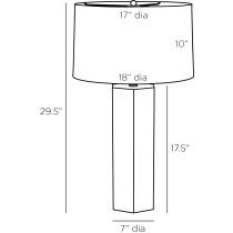 PTS07-610 Zaya Lamp Product Line Drawing