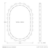 WMC05 Nicolai Mirror Product Line Drawing