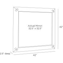 WMI42 Calpini Mirror Product Line Drawing
