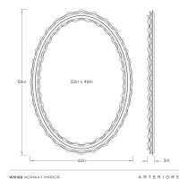 WMI89 Norway Mirror Product Line Drawing