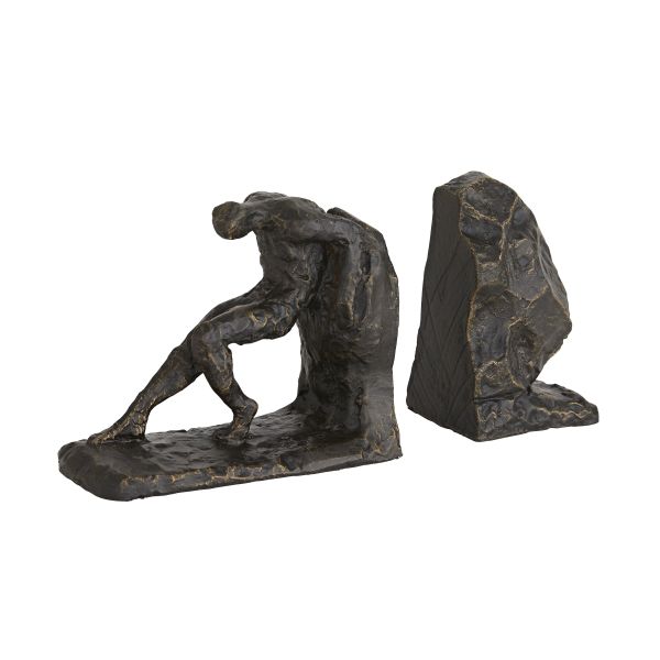 Jacque Bookends, Set of 2