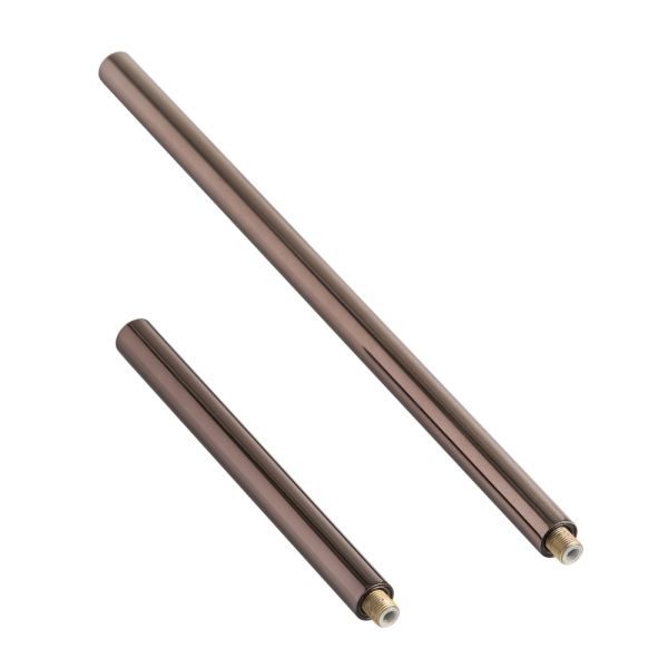 Brown Nickel Ext Pipe (1) 6\" and (1) 12\"