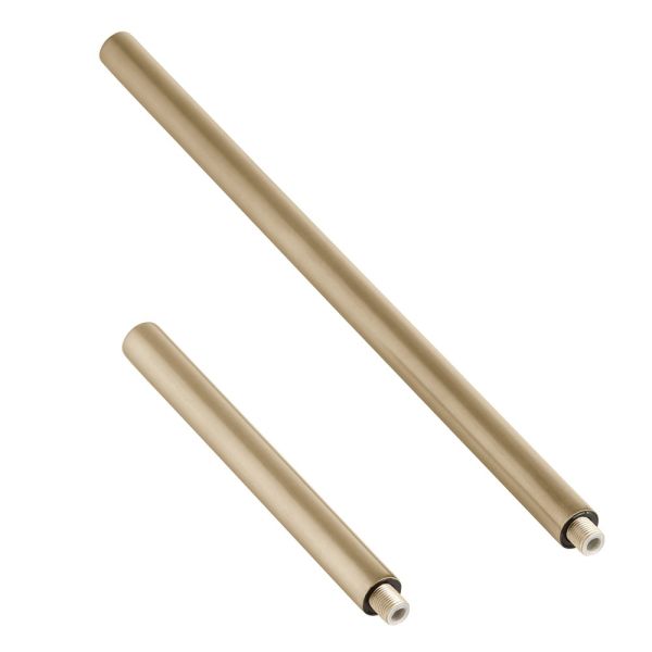 Polished Brass Ext Pipe (1) 6\" and (1) 12\"