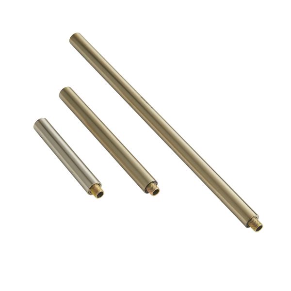 Pale Brass Ext Pipe (1) 4\", (1) 6\",and (1) 12\"