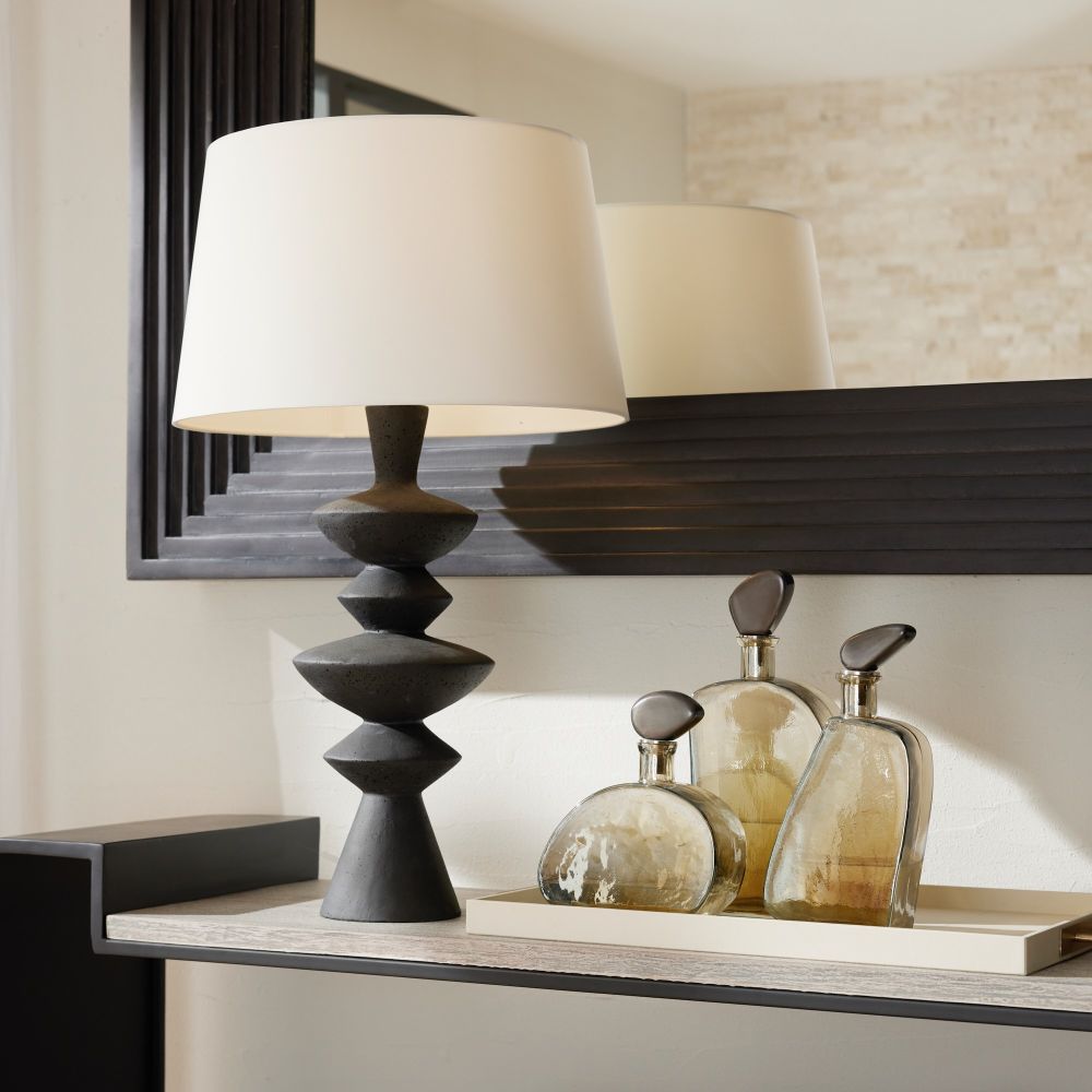 ARI15 Calhoun Decanters, Set of 3 Smoke Luster