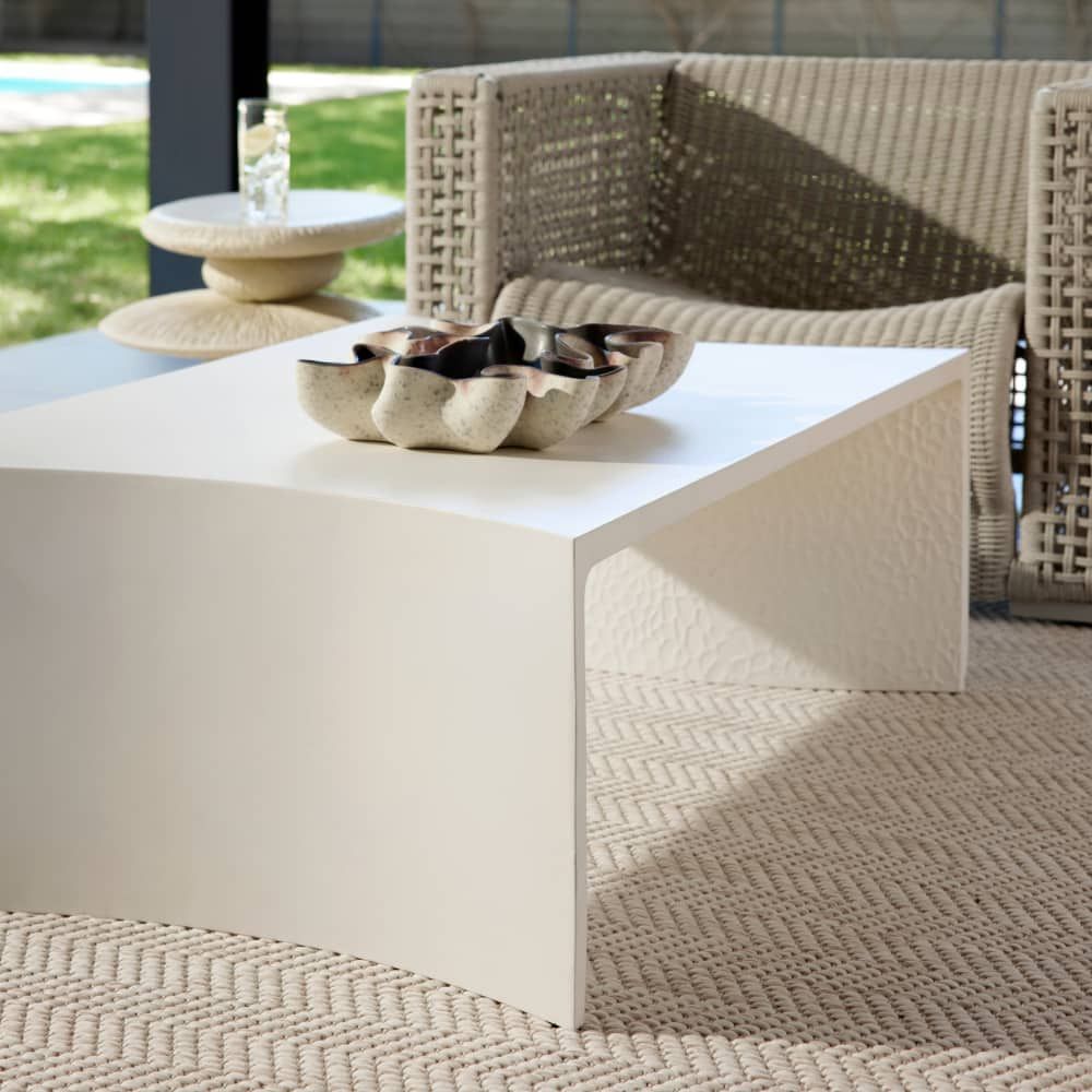 FCS16 - Haney Outdoor Cocktail Table - Ivory