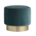 Avalon Swivel Ottoman Aegean Performance Velvet
