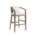 Sobek Textured Back Outdoor Bar Stool