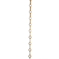 3' Antique Brass Square Chain