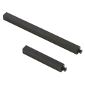 Square Bronze Ext Pipe (1) 6\" and (1) 12\"