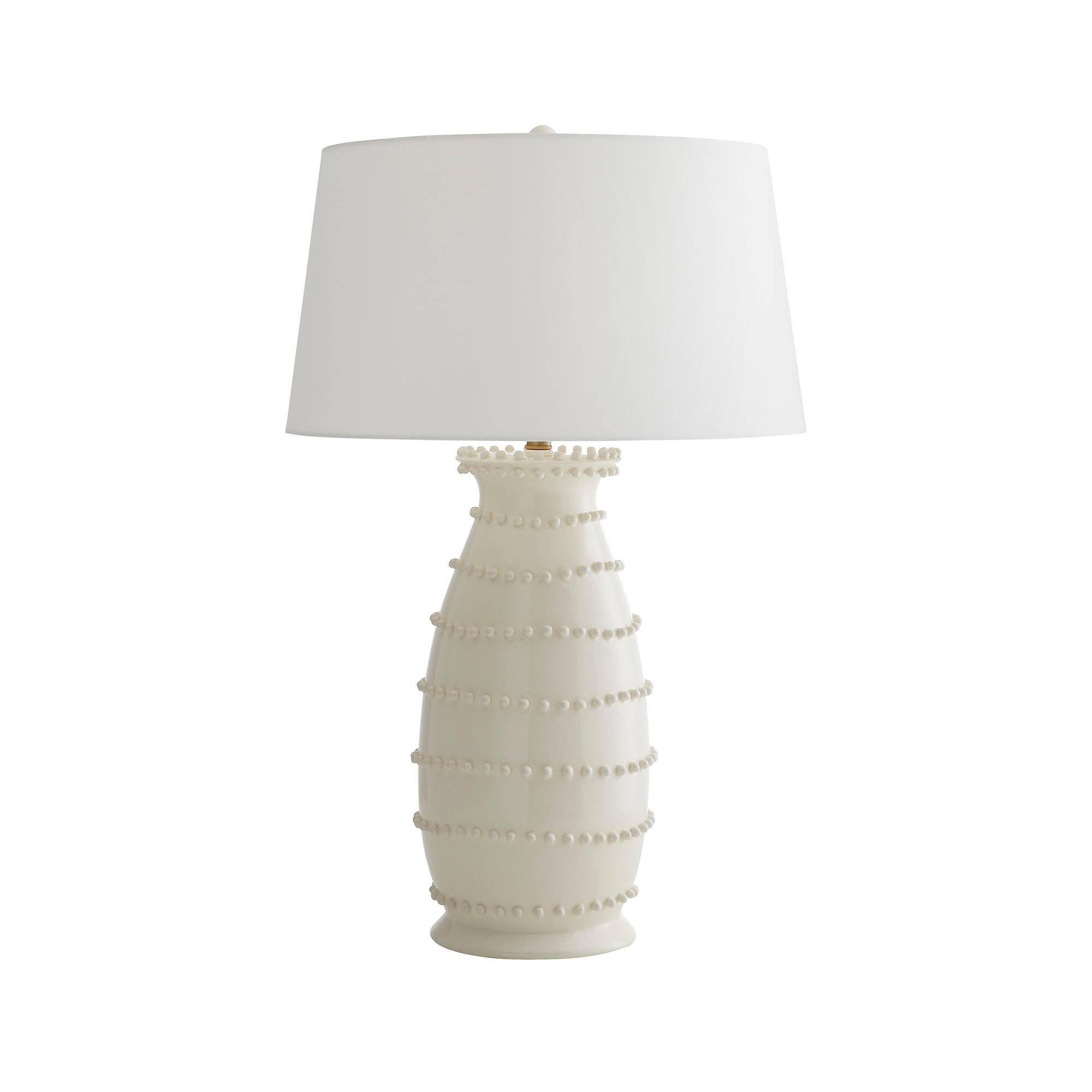 DC17005-361 - Spitzy Table Lamp - Ivory, Ceramic