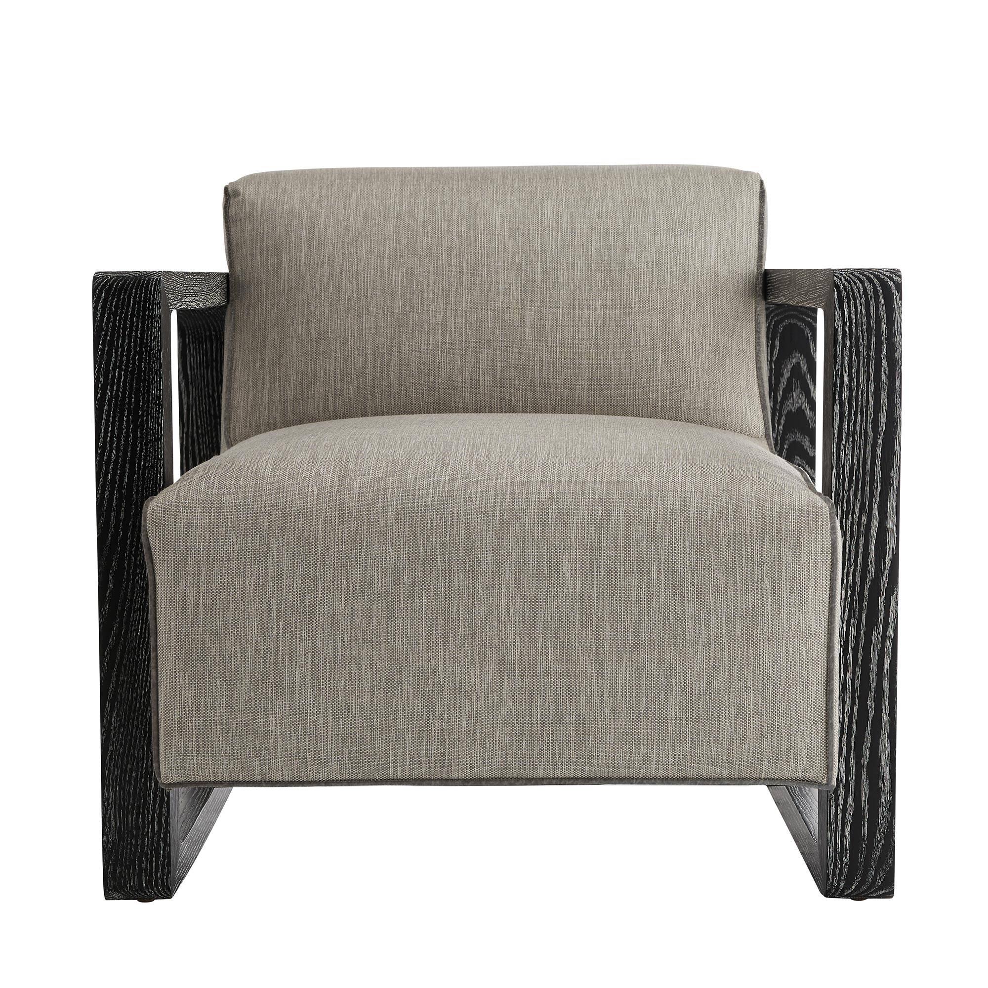 DJ8070 - Duran Chair Fossil Tweed Black Cerused - Fossil, Tweed